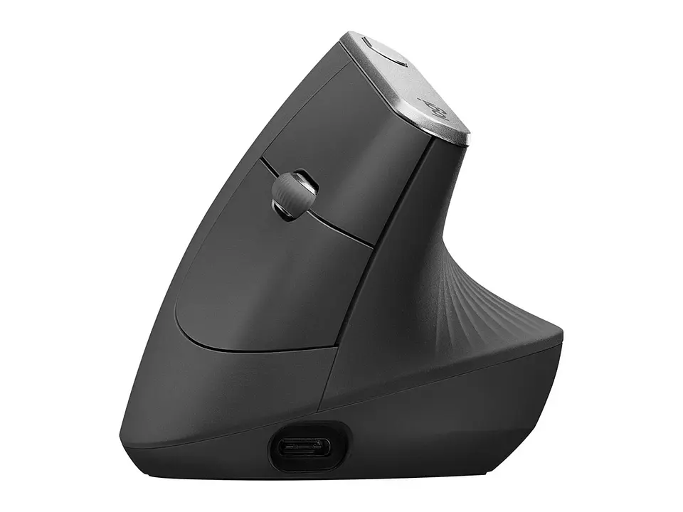 Logitech 910-005449 - Mouse Mx Vertical Advanced Ergonomic Wireless/bluetooth USB-C Black 3