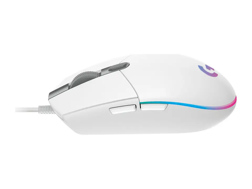 Logitech 910-005794 - Mouse G203 Lightsync Optical 8000 DPI RGB White 2
