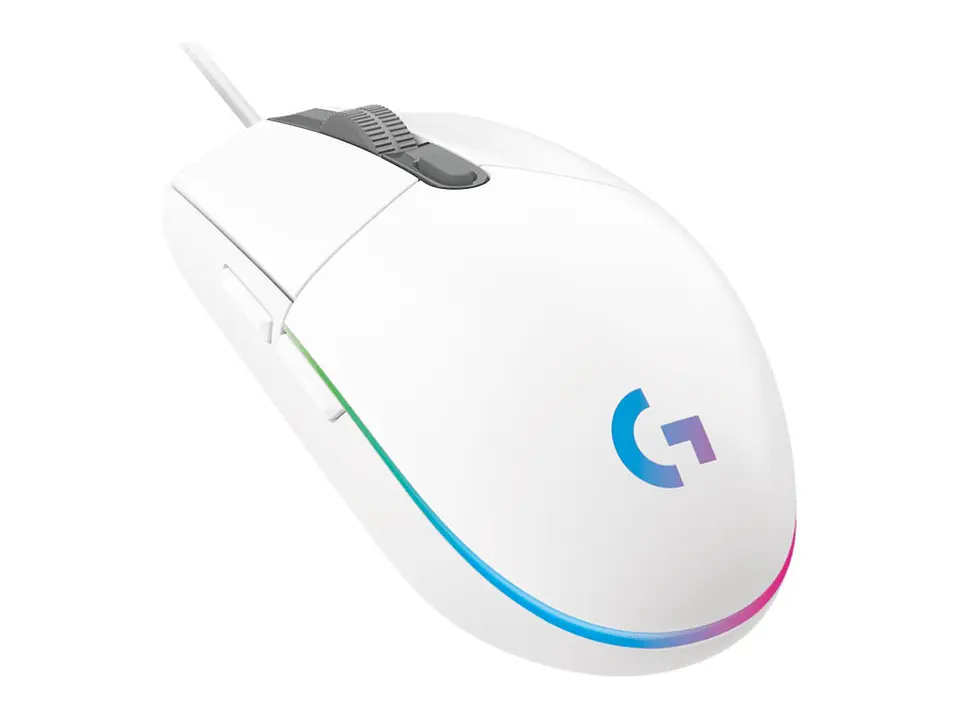 Logitech 910-005794 - Mouse G203 Lightsync Optical 8000 DPI RGB White 4