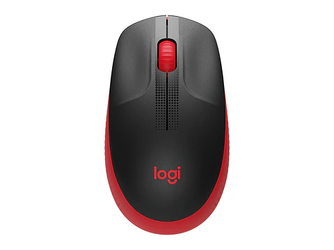 Logitech 910-005904 - Mouse M190 Wireless Full-size Red