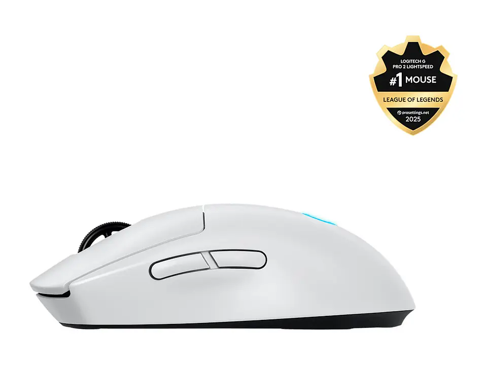 Logitech 910-007301 - Mouse G Pro 2 Ligthspeed Wireless Hero 2 44K Lightforce/lightsync RGB White 2