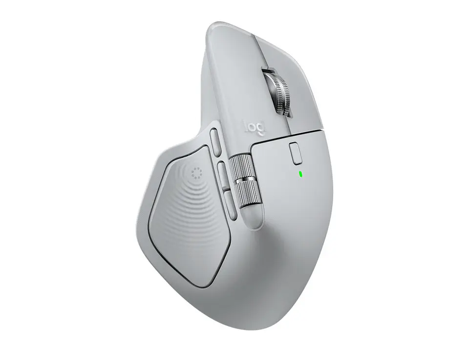 Logitech 910-007566 - Mouse Mx Master 4 Wireless con USB-C / Bluetooth / 8K DPI Pale Grey 2