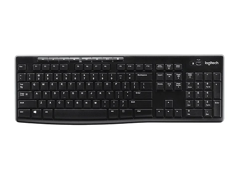 Logitech 920-004426 - Teclado K270 Wireless Unifying USB Sp Black