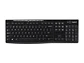 Logitech 920-004426 - Teclado K270 Wireless Unifying USB Sp Black - Miniatura 1
