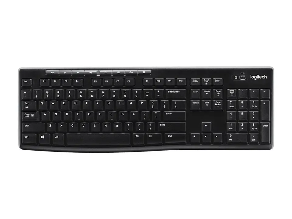 Logitech 920-004426 - Teclado K270 Wireless Unifying USB Sp Black 1