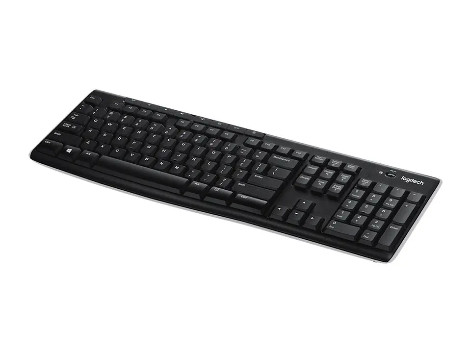 Logitech 920-004426 - Teclado K270 Wireless Unifying USB Sp Black 2