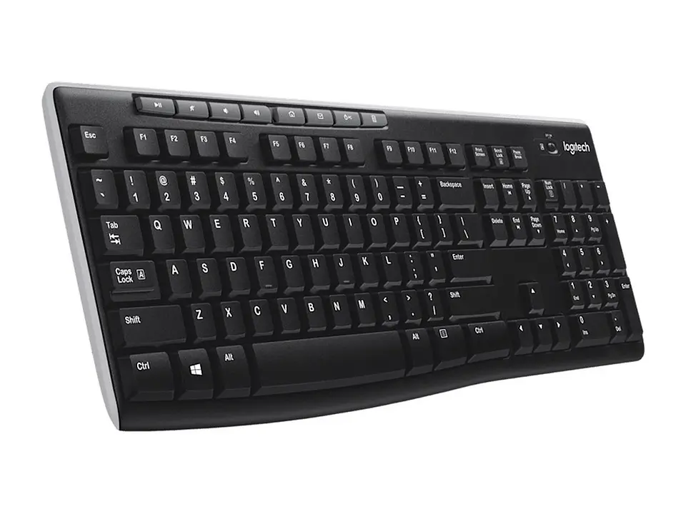 Logitech 920-004426 - Teclado K270 Wireless Unifying USB Sp Black 4