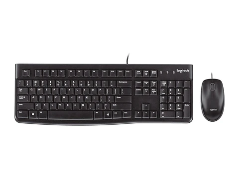 Logitech 920-004428 - Teclado + Mouse MK120 USB Sp Black (pn )-UY