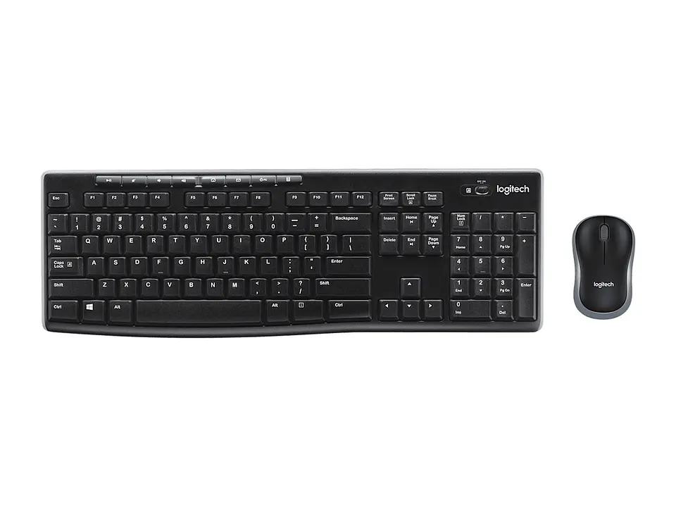 Logitech 920-004432 - Teclado + Mouse MK270 Wireless USB Black (pn )-UY 1