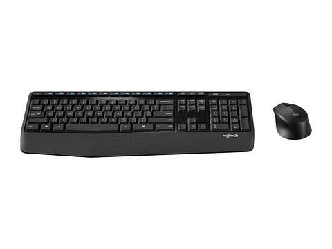 Logitech 920-007820 - Teclado + Mouse MK345 Wireless USB Sp Black (pn )
