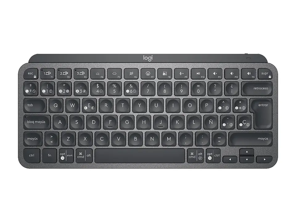 Logitech 920-010476 - Teclado Mx Keys Mini Multi-device BT Iluminado Graphite Sp 1