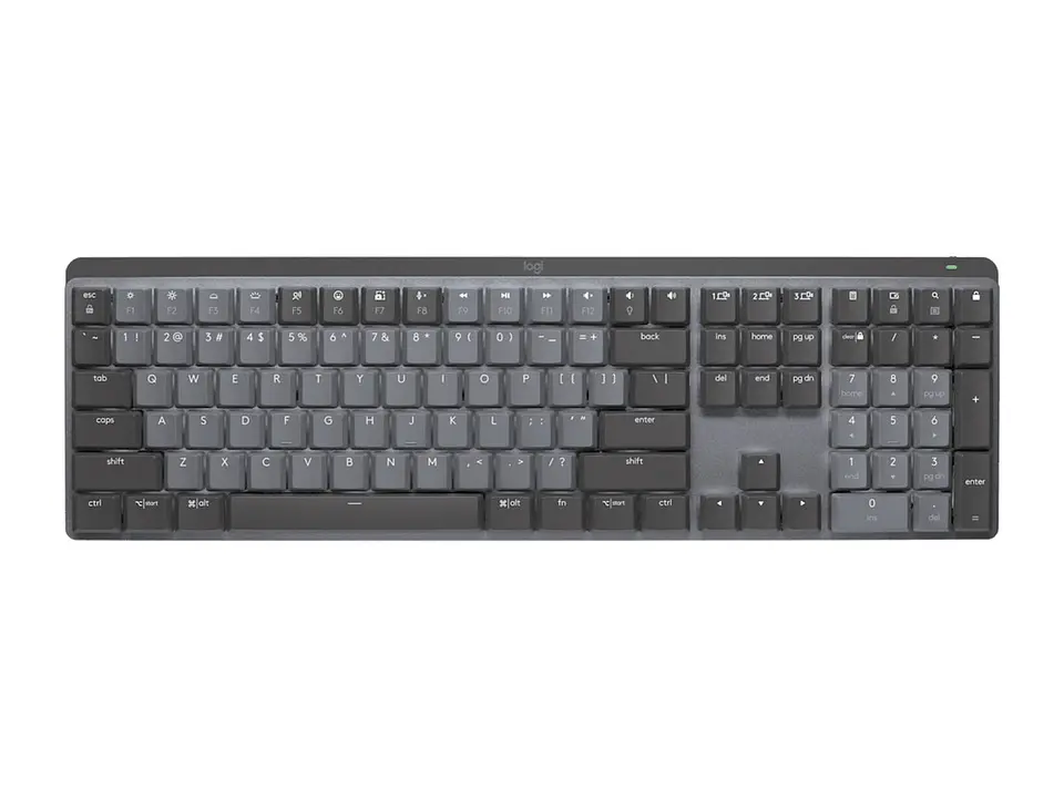 Logitech 920-010845 - Teclado Mx Mechanical Wireless/bt Iluminated Black Sp 1