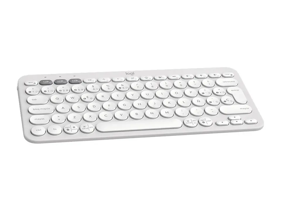 Logitech 920-011784 - Teclado Pebble 2 K380S Bluetooth/wireless Sp White 2