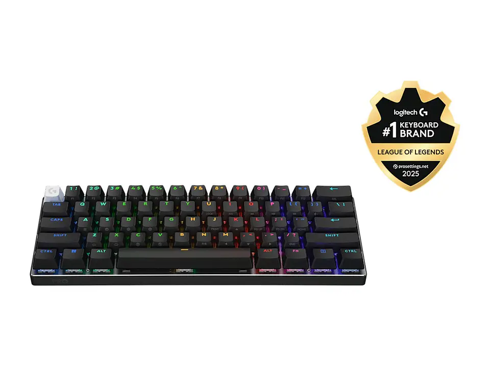 Logitech 920-011902 - Teclado Pro X 60 Lightspeed BT/ÓPTICO/65 Hrs/rgb Black 2