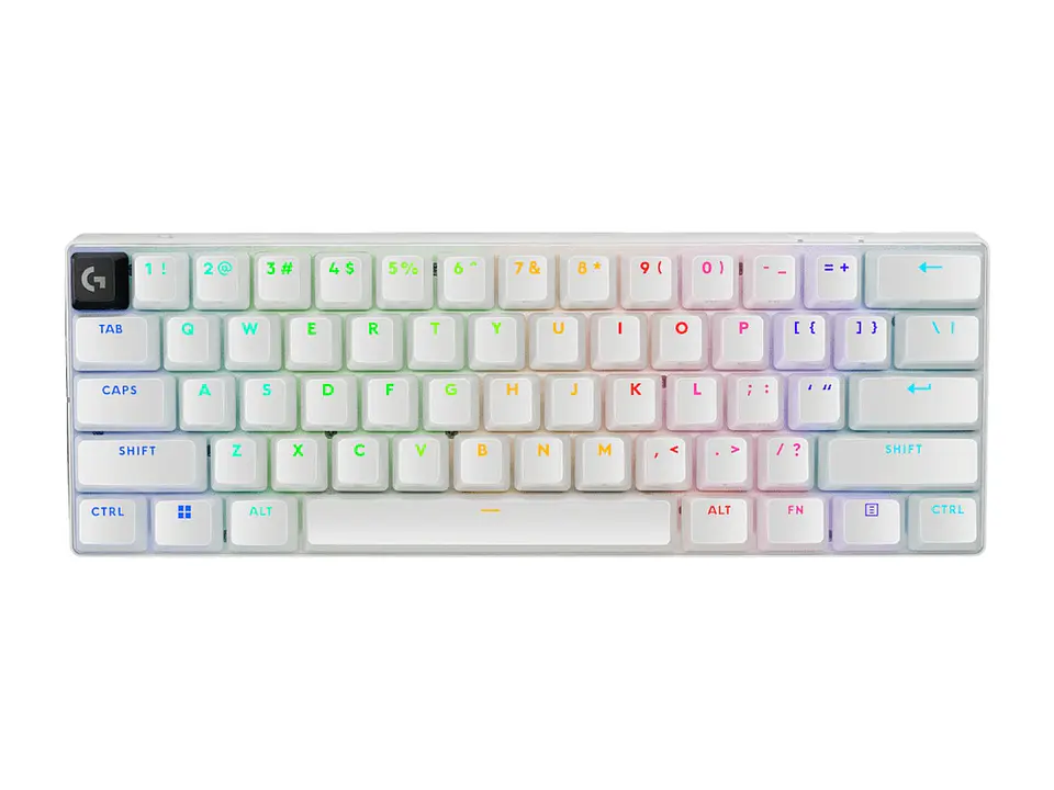 Logitech 920-011921 - Teclado Pro X 60 Lightspeed BT/ÓPTICO/65 Hrs/rgb White 1