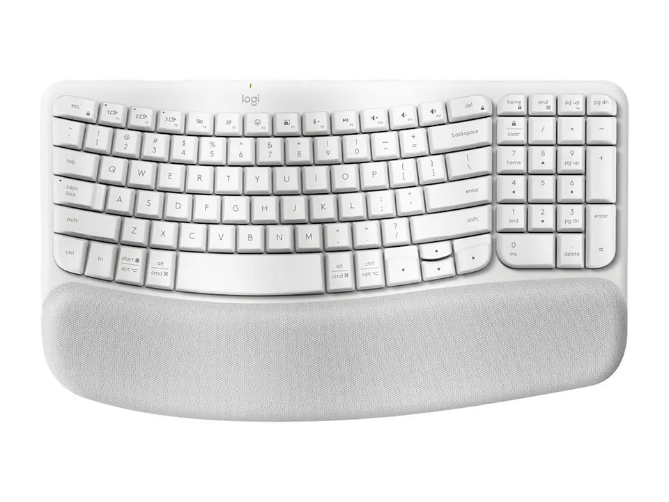 Logitech 920-012279 - Teclado Ergo Wave Wireless Bolt/ BT/ Sp White 1