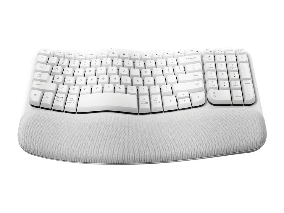Logitech 920-012279 - Teclado Ergo Wave Wireless Bolt/ BT/ Sp White 2