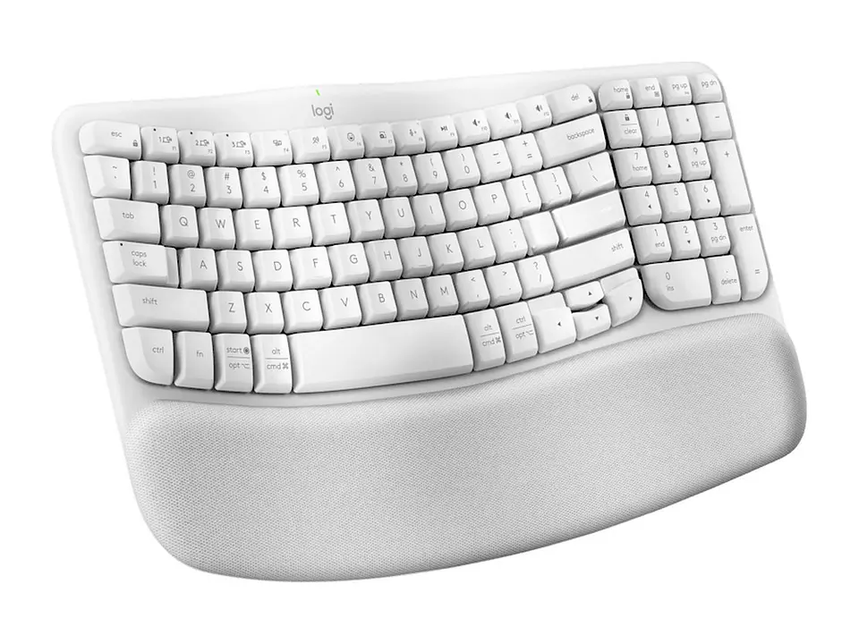 Logitech 920-012279 - Teclado Ergo Wave Wireless Bolt/ BT/ Sp White 3