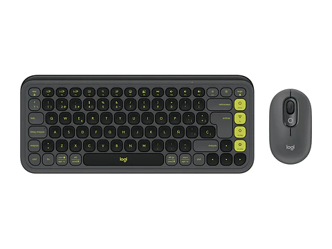 Logitech 920-013052 - Teclado + Mouse Pop Icon Bluetooth/wireless Sp / Copilot/ Graphite
