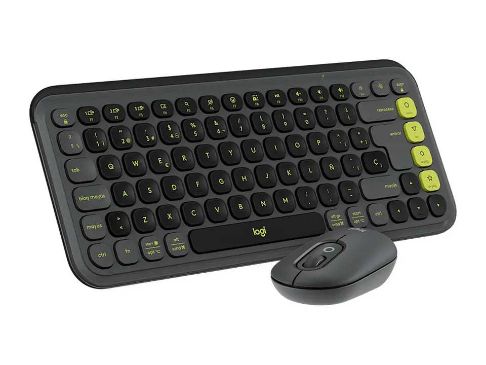 Logitech 920-013052 - Teclado + Mouse Pop Icon Bluetooth/wireless Sp / Copilot/ Graphite 3
