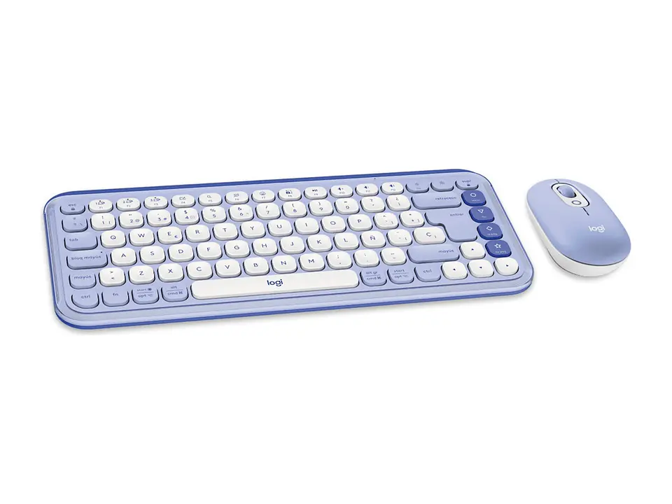 Logitech 920-013054 - Teclado + Mouse Pop Icon Bluetooth/wireless Sp / Copilot/ Lilac 2