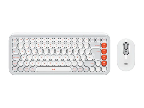 Logitech 920-013055 - Teclado + Mouse Pop Icon Bluetooth/wireless Sp / Copilot/ White