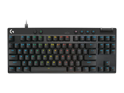 Logitech 920-013131 - Teclado Pro X Tkl Rapid Análogo / Wired USB-C / Lightsync RGB / Keycontrol Black