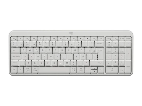 Logitech 920-013446 - Teclado K250 Bluetooth White Sp