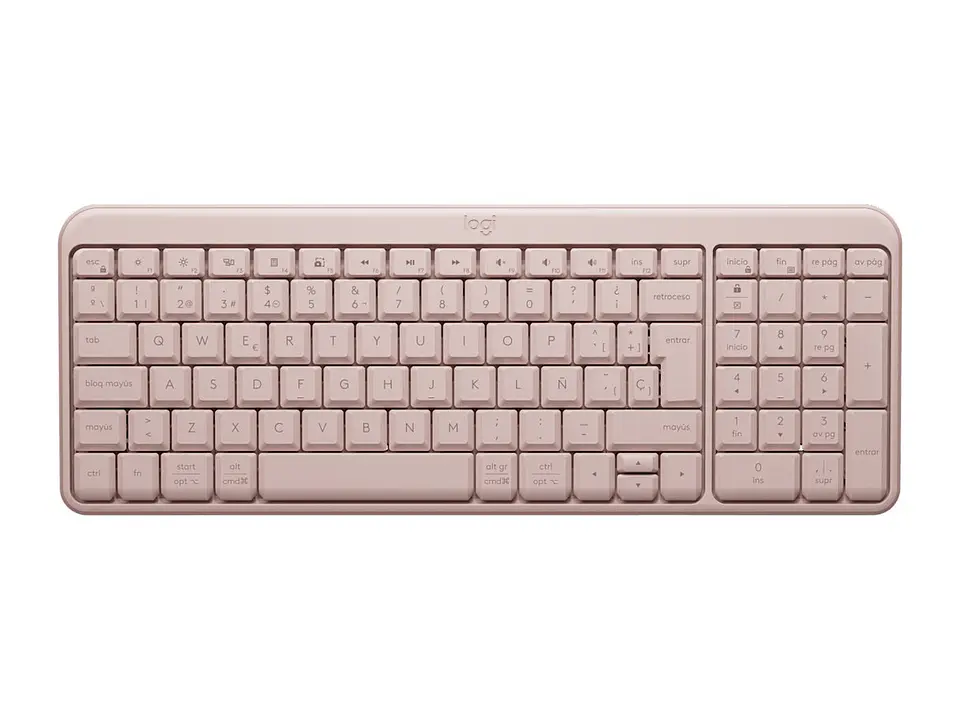 Logitech 920-013447 - Teclado K250 Bluetooth Rose Sp 1
