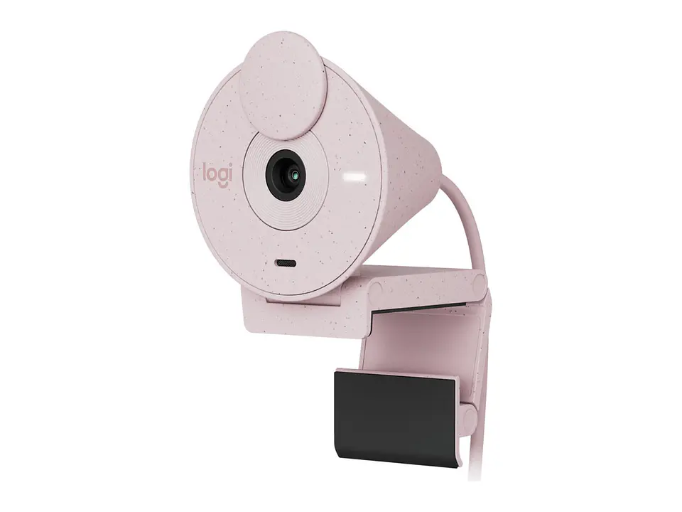 Logitech 960-001446 - Camara Brio 300 FHD 1080P USB-C Rose 1