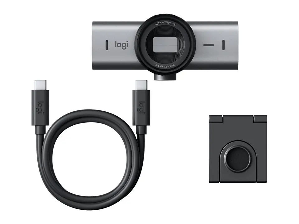 Logitech 960-001548 - Camara Mx Brio Pro 700 Ultra Hd 4K USB-C Black 3