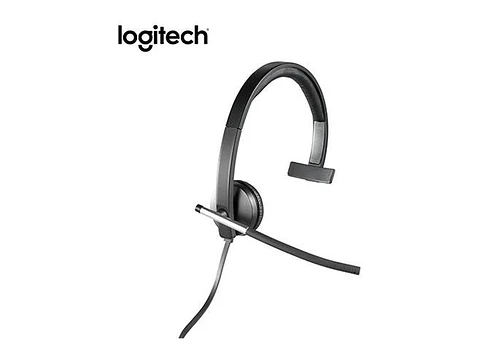 Logitech 981-000513 - Audifono C/microf. B2B H650E USB Mono Black