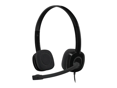Logitech 981-000587 - Audifono C/microf. H151 Stereo Black -UY