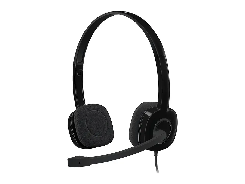 Logitech 981-000587 - Audifono C/microf. H151 Stereo Black -UY 1