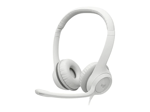 Logitech 981-001285 - Audifono C/microf. H390 USB Noise Cancelling White -P