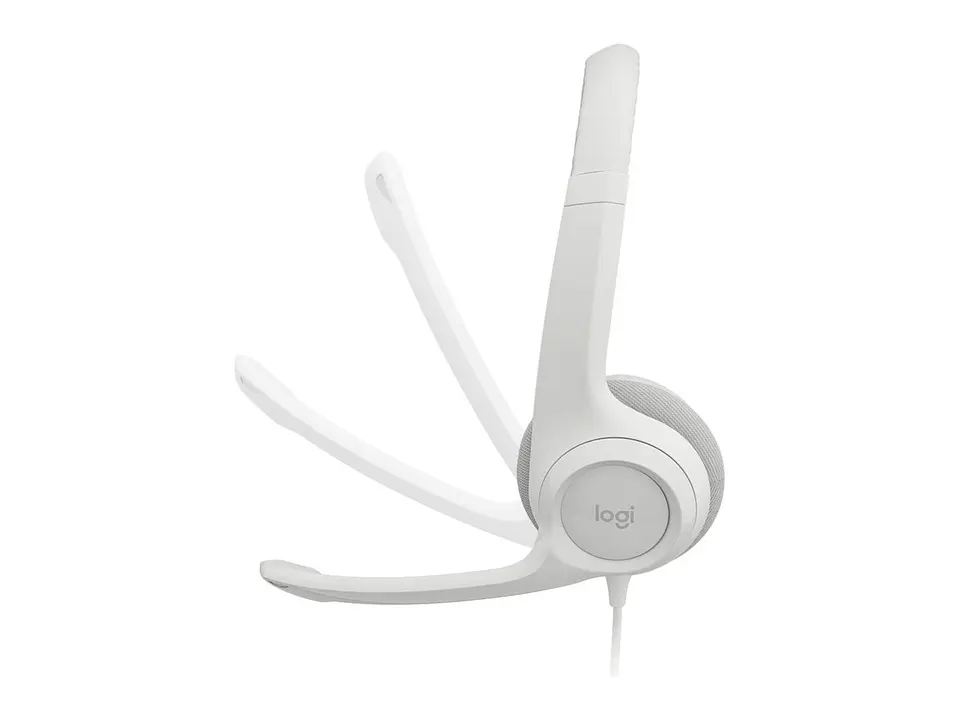 Logitech 981-001285 - Audifono C/microf. H390 USB Noise Cancelling White -P 4