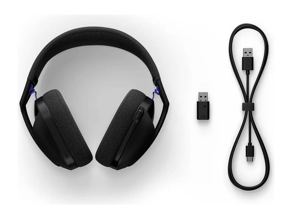Logitech 981-001562 - Audifono C/microf. G321 22H/LIGHTSPEED/BT/40MM/CABLE USB-C Black 3