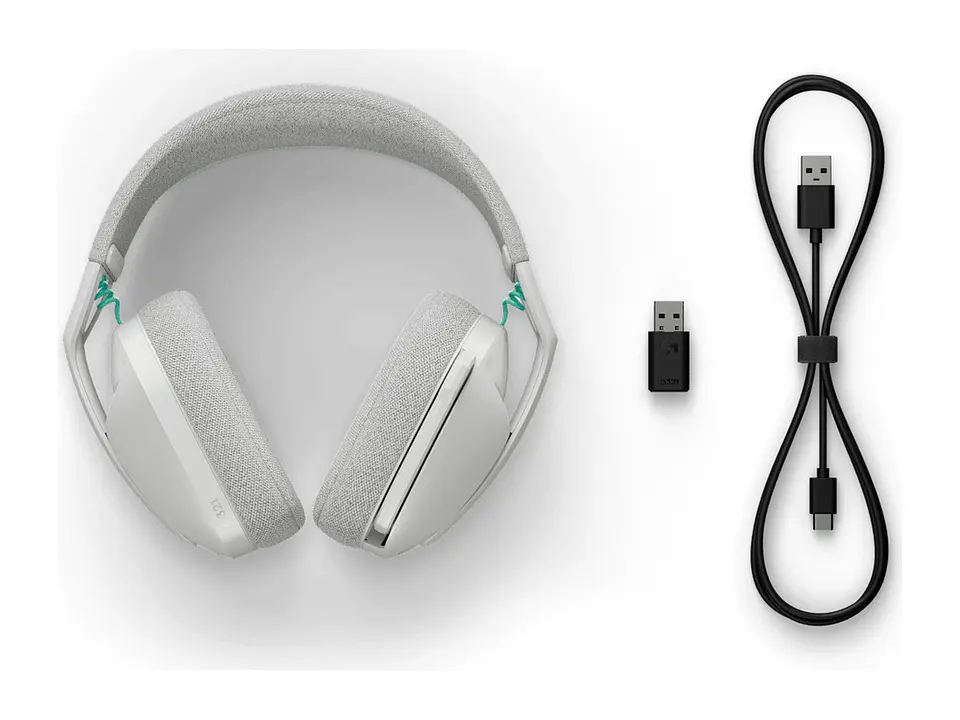 Logitech 981-001568 - Audifono C/microf. G321 22H/LIGHTSPEED/BT/40MM/CABLE USB-C White 3