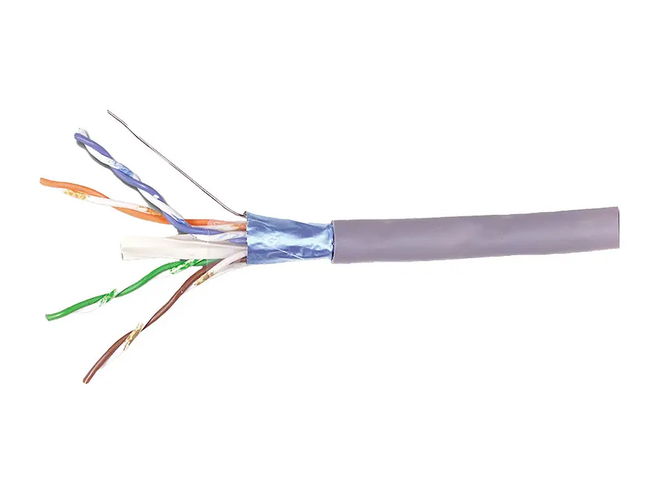 Siemon 9A6L4-A5 - Rollo - Cable F/UTP Sólido 4P Cat 6A 23AWG LS0H, IEC 60332-1 / IEC 60332-3, Violeta (Rx305mt) 1