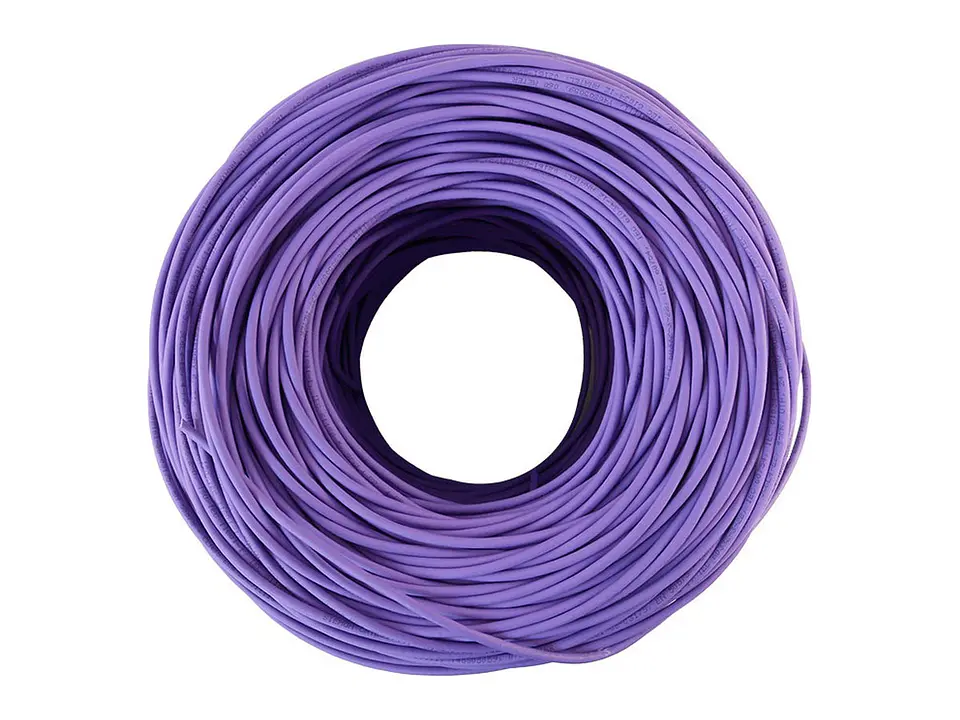 Siemon 9C6L4-E2-RXA - Caja - Cable UTP Sólido 4P Cat 6 24AWG LS0H, IEC 60332-1 / IEC 60332-3 Violeta (Cajax305mt) 1