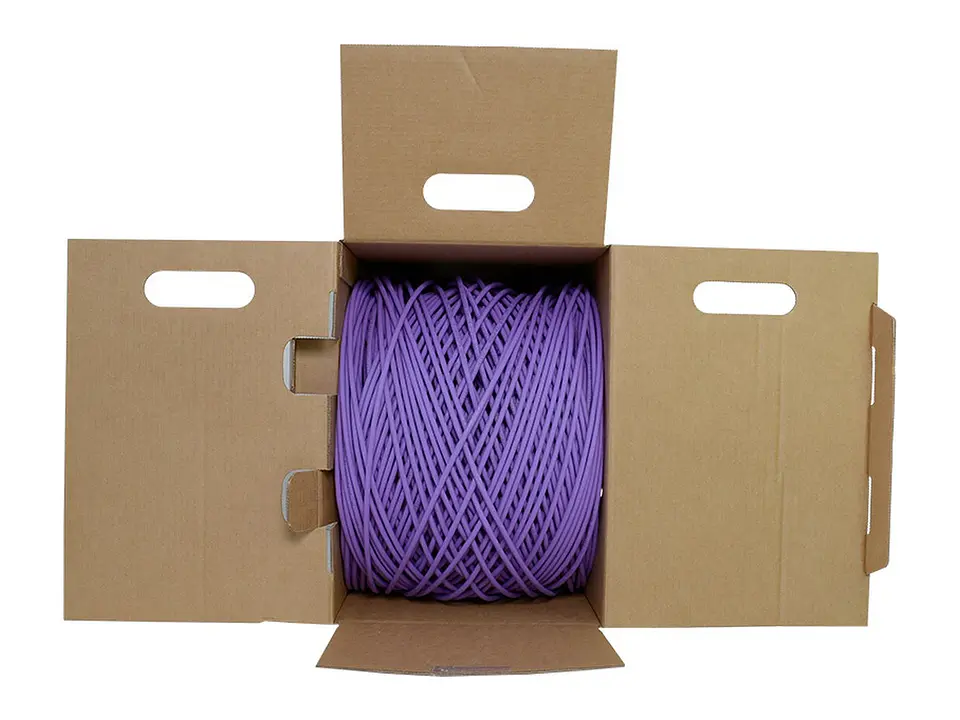 Siemon 9C6L4-E2-RXA - Caja - Cable UTP Sólido 4P Cat 6 24AWG LS0H, IEC 60332-1 / IEC 60332-3 Violeta (Cajax305mt) 2