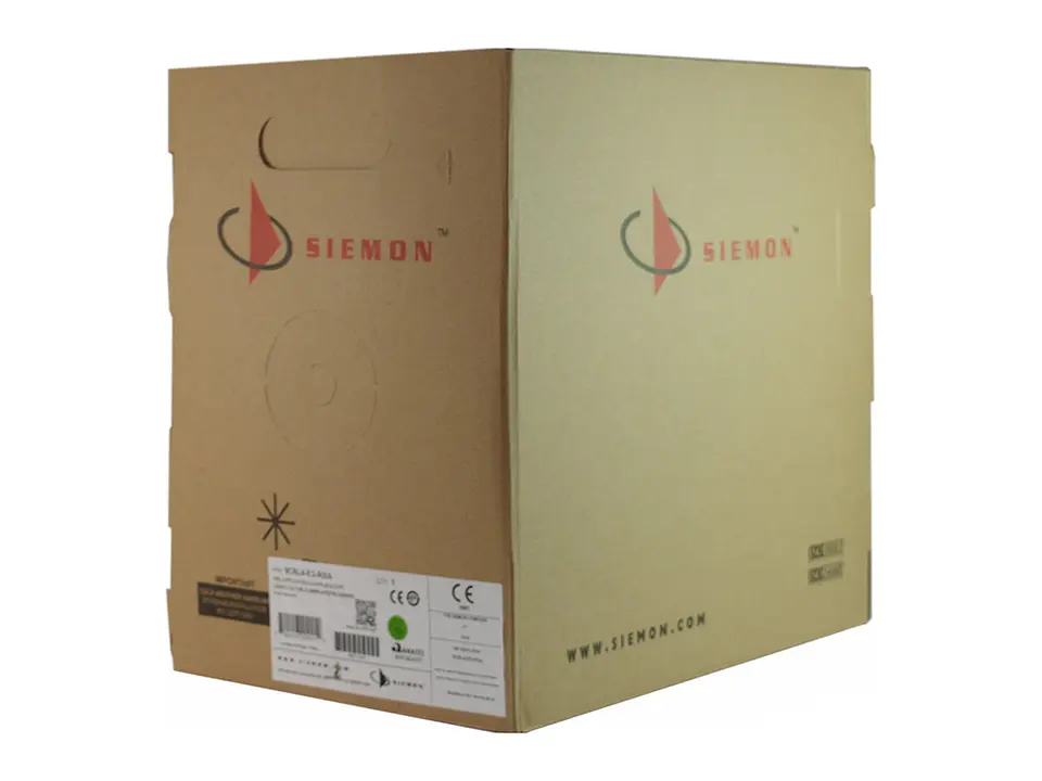 Siemon 9C6L4-E3-RXA - Caja - Cable UTP Sólido 4P Cat 6 23AWG LS0H, IEC 60332-1 / IEC 60332-3 Violeta (Cajax305mt) 2