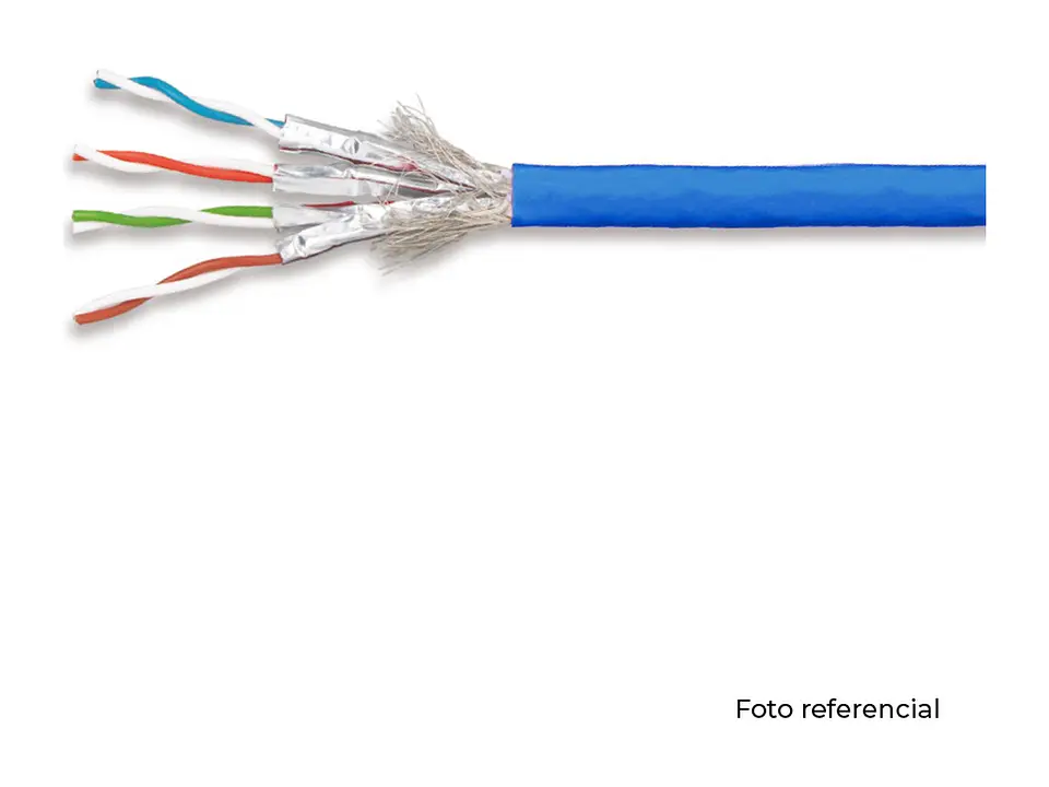 Siemon 9T6C14-A5-06R1A - Rollo - Cable S/FTP Sólido 4P Cat 6A 23 AWG LS0H Color Azul (Rx305mt). PEDIDO MÍNIMO: 30 ROLLOS 3