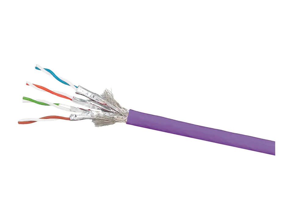Siemon 9T7L4-E10 - Rollo 305 m - Cable S/FTP Sólido 4P Cat 7A TERA 23 AWG 1000Mhz LS0H Violeta. (Rx305mt)) 2