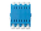 Nexconec AAL1SQNL - Acoplador FO LC/UPC Quad (4 fibras) Monomodo Color azul sin brida - Miniatura 2