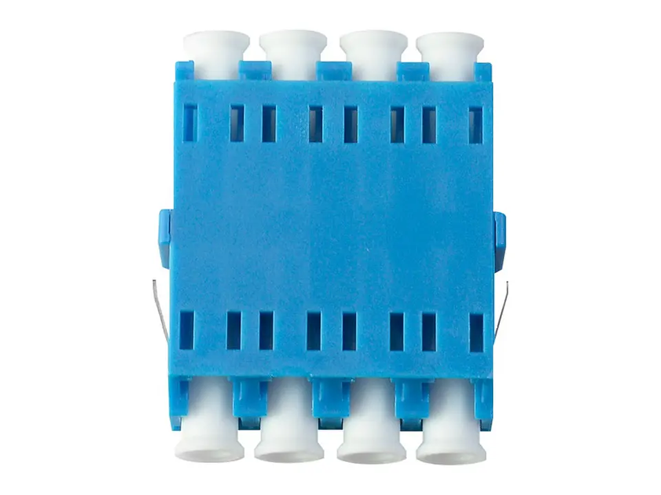 Nexconec AAL1SQNL - Acoplador FO LC/UPC Quad (4 fibras) Monomodo Color azul sin brida 2