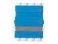Nexconec AAL1SQNL - Acoplador FO LC/UPC Quad (4 fibras) Monomodo Color azul sin brida - Miniatura 4