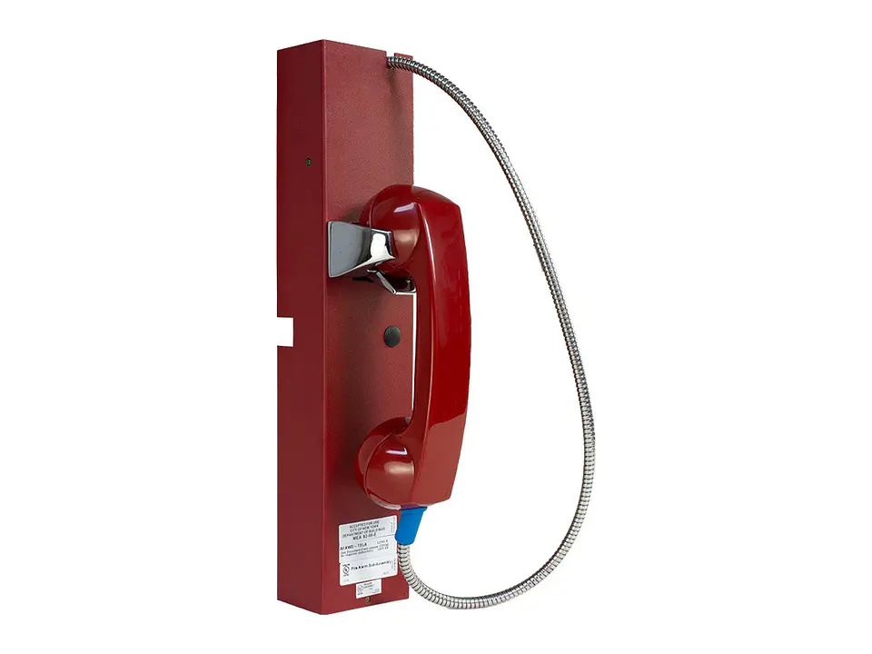 Chasis Telefonico con Cable de Bobina Blindado para Estacion Fija de Telefono de Bomberos. 2