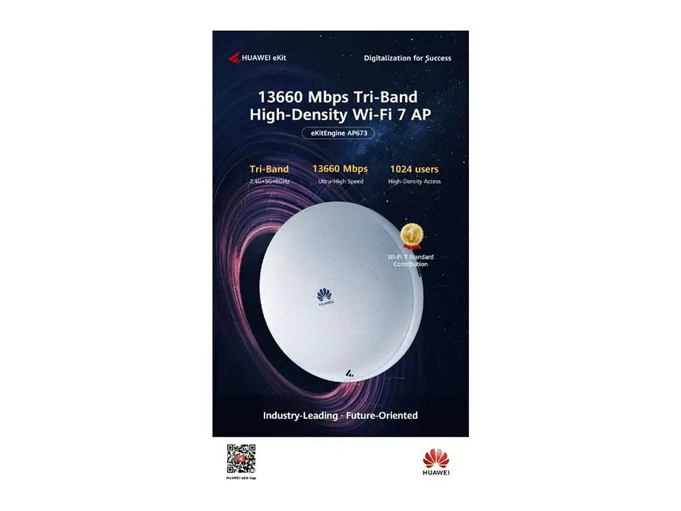 Huawei AP673 - Punto de acceso eKit Wi-Fi 7 de Alta Densidad 2