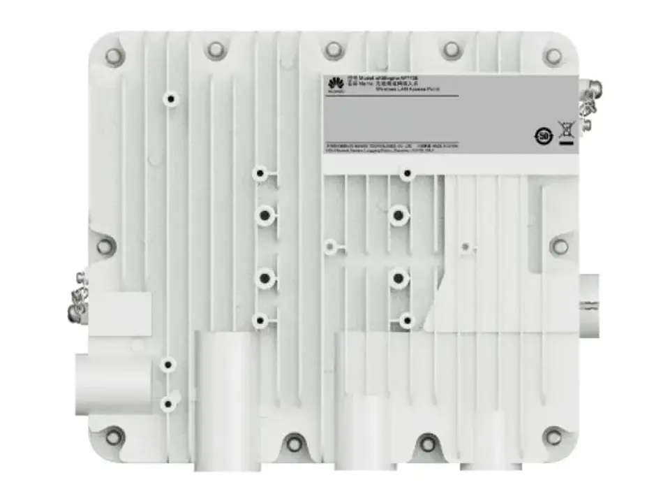 Huawei AP772E - Wi-Fi 7 - 6.45Gbps - Dual Radio 2x2+4x4 - 250m Cobertura - 1024 Máx. Usuarios / 130 Usuarios Concurrentes - 30dBm – 1 x 2.5GE PoE+ / 1 x 10GE SFP+ - IP68 - Cloud eKit 2